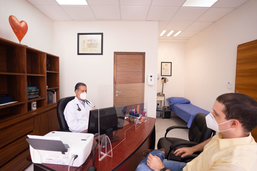 Medical office consultation room at Meadows Diagnostics